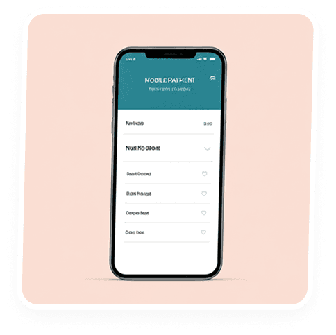 UZOVIA mobile payment screen